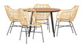 Hagebord Madrid teak Ø110 cm - Sunlife